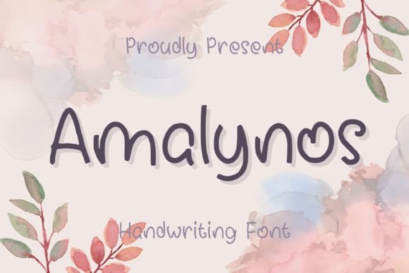 Amalynos: A Handwritten Font for Creative Makers