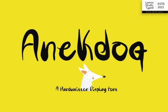 Anekdoq: Whimsical Script Font
