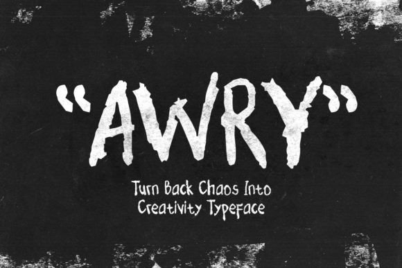 Awry: A Quirky Handwritten Font for Creative Projects
