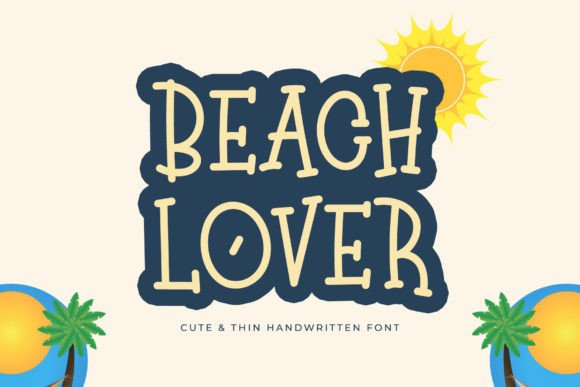 Beach Lover Font: A Stylish Touch for Your Designs