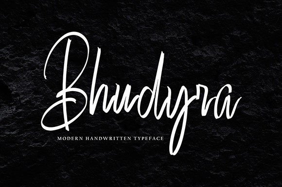 Bhudyra: A Whimsical Display Font