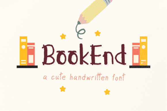 Bookend: A Cute Handwritten Font