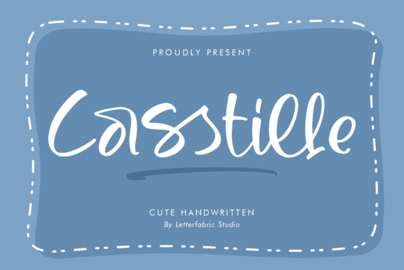 Casstille: A Cute Handwritten Font