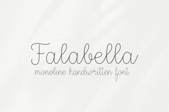 Falabella: A Romantic Script Font