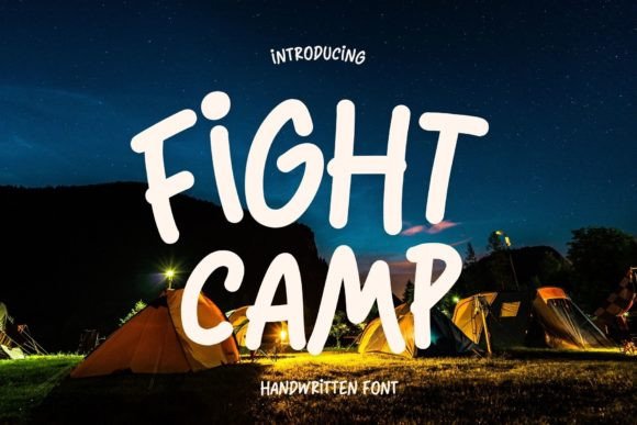 Fight Camp: A Playful Font for Creative Projects