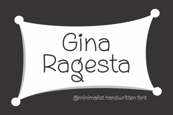 Gina Ragesta: A Handwritten Font for Editorial Grace