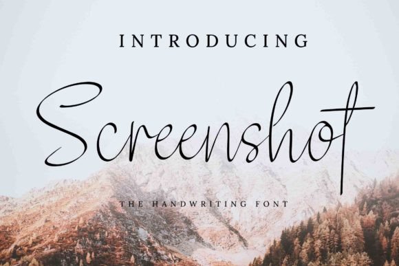 Handwritten Elegance with Screenshot