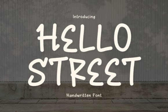 Hello Street: A Playful Font for Creative Projects
