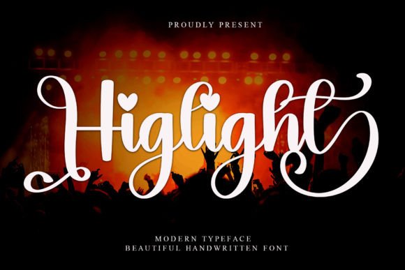 Higlight Font: Playful Script for Creative Projects