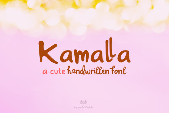 Kamalla: A Handwritten Font for Web Design