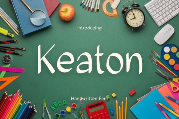 Keaton: A Handwritten Font for Creative Makers