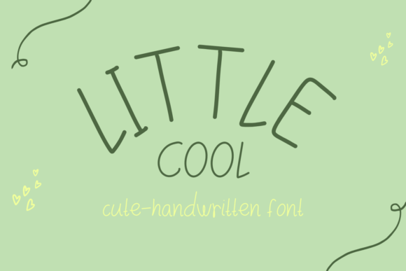 Little Cool Font for Creative Crafts