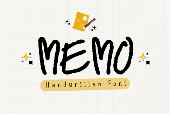 Memo: A Cute Handwritten Font