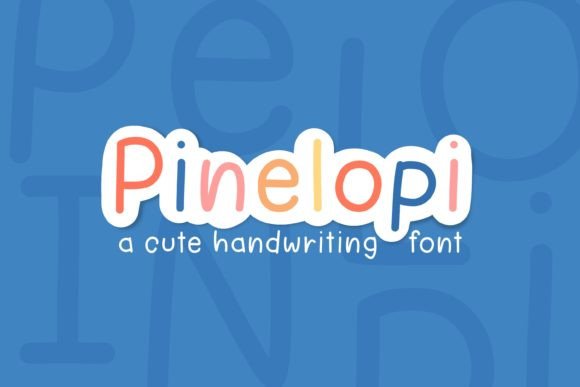 Pinelopi: A Handwritten Font for Web Design