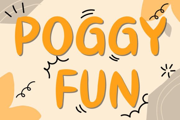 Poggy Fun Font for Web Design