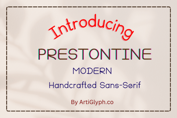 Prestontine: A Playful Script Font