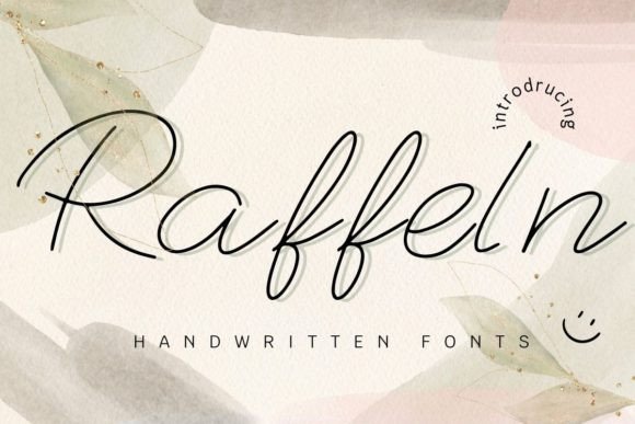 Raffeln: A Stylish Script Font