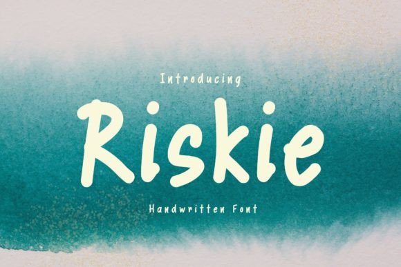 Riskie: A Playful Font for Business Branding