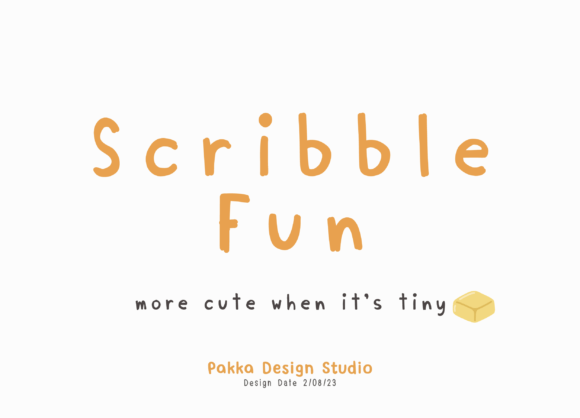 Scribble Fun: A Cute Font for Small Business