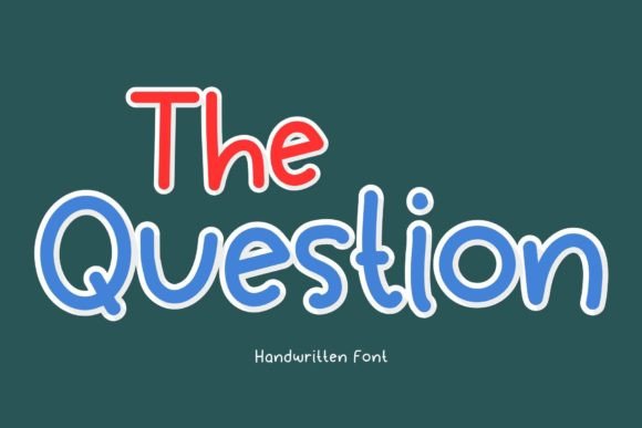 The Question: A Handwritten Font for Web Design