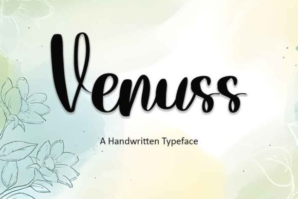 Venuss: A Handwritten Font for Creative Makers