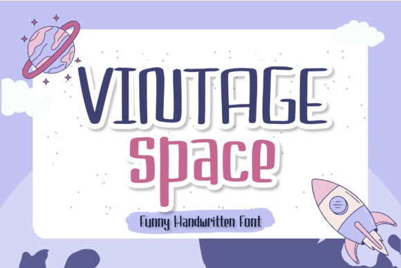 Vintage Space Font for Business