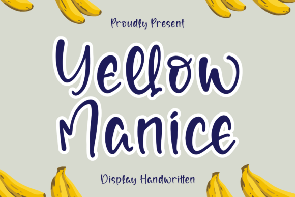 Yellow Manice: A Playful Font for Digital Marketing